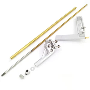 4.76mm 3/16" Flexible Shaft Rudder Shaft Strut Stinger Kit for 70-90cm RC Boat - Picture 1 of 11