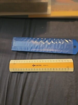 Vintage  Lietz 3218 - 11  Ruler Rule With Case Made in Denmark RARE - Image 1 of 4