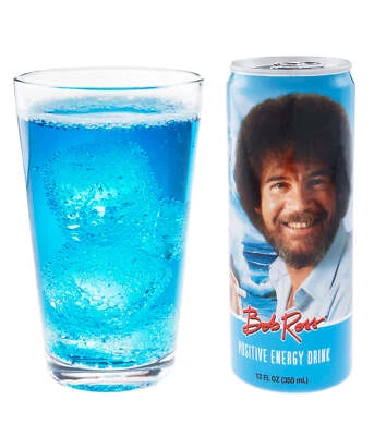 Bebida energética positiva Bob Ross Foto 1 de 2