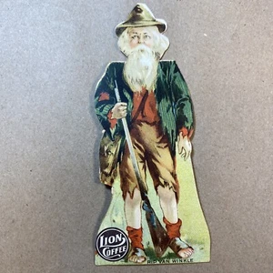 Löwe Kaffee Trade Card Rip Van Winkle 2-seitige Standup Papierpuppe - Bild 1 von 23