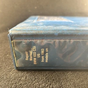 BMW Repair Manual 630-633 Csi US 1977 1978 1979 1980 1981 1982  binder 1983 on - Picture 1 of 15