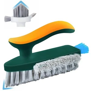 Scrub Brush Multi Directional Bristles Cleaning Scrubber Brush For Tile Kitchen - Picture 1 of 6