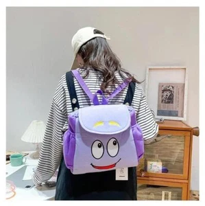 2024 Dora Explorer Backpack Rescue Bag with Map Toys Purple Kids Gift - Picture 1 of 12