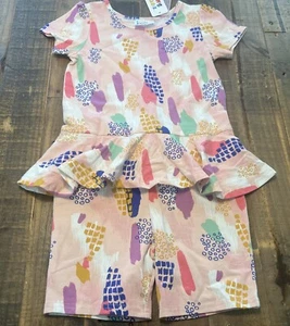 Dot Dot Smile size 8/10 girls Ruffle romper new - Picture 1 of 3