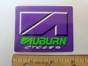 Old School BMX AUBURN Cycles Sticker/Decal 1990s NICE!!! - Picture 1 of 2