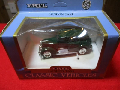 1988 ERTL Classic Vehicles London Taxi Bla 1/43 Scale Die Cast Black #2551 - Image 1 of 4
