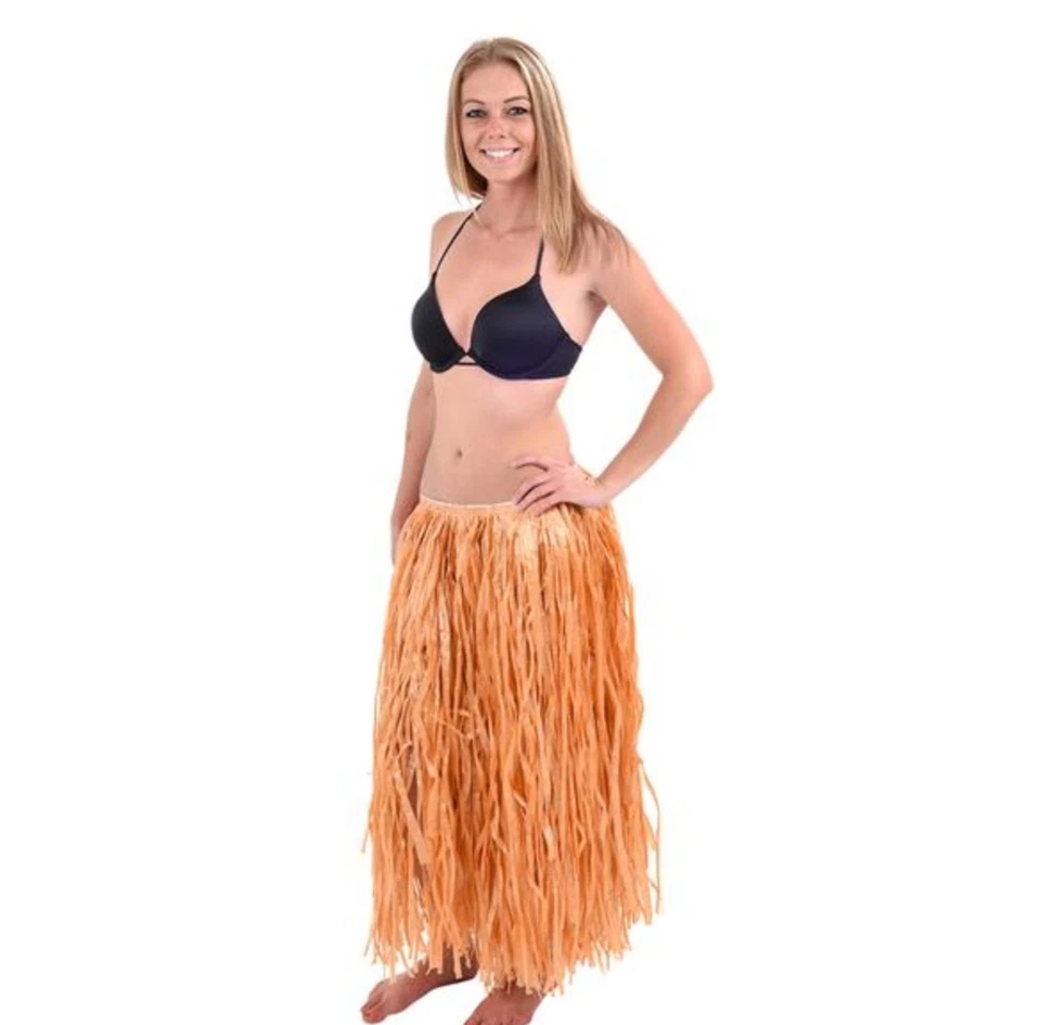 FALDA HULA HIERBA HAWAIANA 864 TALLA ADULTO Luau Fiesta Faebre Cumpleaños Nuevo Estuche Foto 1 de 1