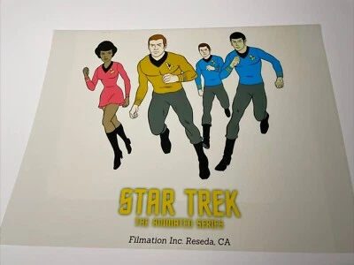 STAR TREK Animación Celular Impresión Publicidad Celular Arte Conceptual Dibujos Animados FILMACIÓN Foto 1 de 2