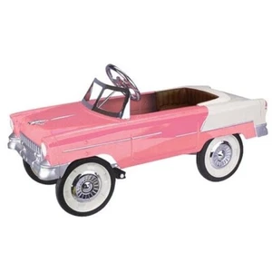 Autovettura a pedali 1955 Pink and White Chevy - Foto 1 di 1