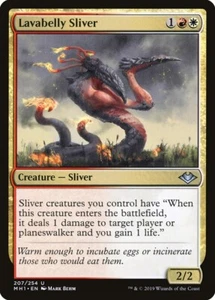 MTG Lavabelly Sliver NM Modern Horizons MH1 English Magic Gathering card - Picture 1 of 3