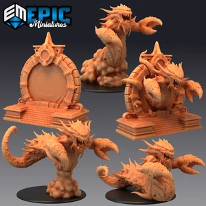 Astral Dreadnought, 28 mm Fantasía Miniatura Figura Juego de Rol Juegos Garra Gusano - Imagen 1 de 6