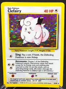 Clefairy HOLO Pokemon Card Basic 1999 5/102 - Picture 1 of 2