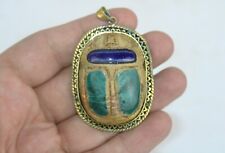 Rare Ancient Egyptian Carved Stone Scarab Amulet For Protection BC Egyptology