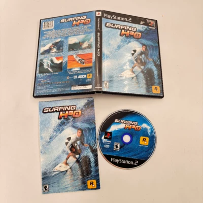 Surfing H3O (Playstation PS2) Black Label Original Release Complete Excellent! - Image 1 of 4