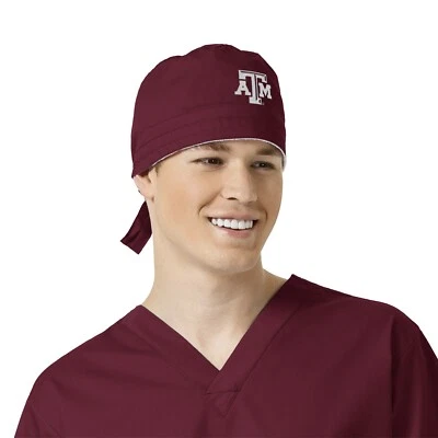Texas A&M Burgundy Scrub Cap - Image 1 of 2