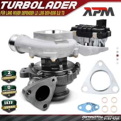 Turbolader für Land Rover Defender LD L316 2011-2016 2.2 TD4 4x4 788479-0003 - Bild 1 von 4