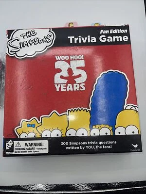 The Simpsons Trivia Board Game Fan Edition 25 Years - Image 1 of 4