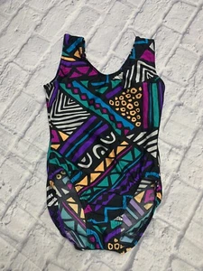 Vintage Leotard 90s Dance Gymnastics Kids S/M - Picture 1 of 8