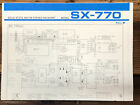 Pioneer SX-770 Receiver  Fold Out Schematic *Original*