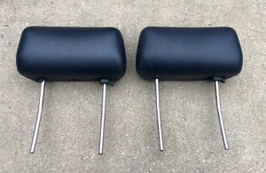 Toyota Pickup Truck Hilux 4Runner Headrests OEM BLUE Vinyl Left Right - Picture 1 of 7