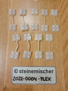 LEGO 650 - Lote Lote Bisagras Acoplamiento Nylon Acoplamiento Colgante - 9 Piezas - EXCELENTE - Imagen 1 de 3