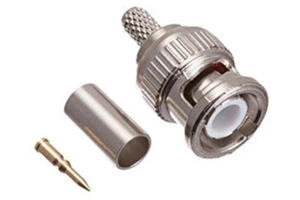 1 PIEZA - CES - CONECTOR COAXIAL ENGARZADO MACHO BNC # 620135 - Imagen 1 de 2
