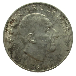 Austria Silver 25 SCHILLING 1962 Anton Bruckner - Picture 1 of 2