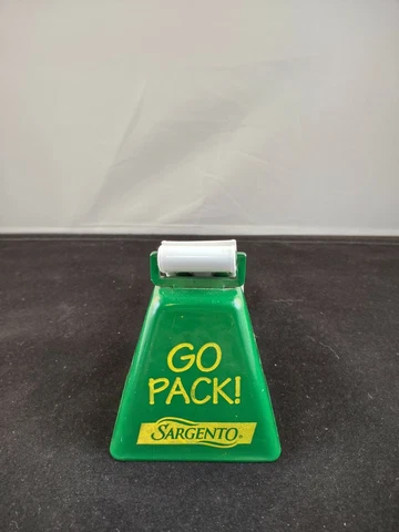 Vintage Green Bay Packers GameDay RING THE COWBOYS BELL Sargento Cow Bell *FF Cover