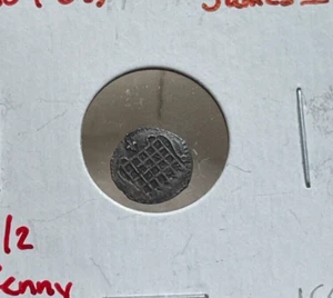 ND (1604-05) Inglaterra 1/2 medio centavo - James I (mm. Lis) - Imagen 1 de 2