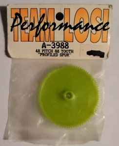 Camión buggy Team Losi Perfilado Spur Gear 88t 48p Jrx2 Jrxt vintage RC A-3988 - Imagen 1 de 1