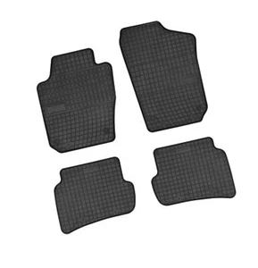 Alfombrillas Goma Negro para Skoda Fabia 3 NJ a partir de 2014 con compartimento de almacenamiento BFS - Imagen 1 de 5