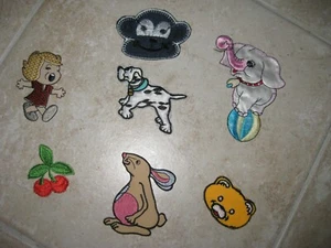 Applikationen - Bügelbilder/Aufnäher 7 Stück NEU Set 2 - Bild 1 von 1