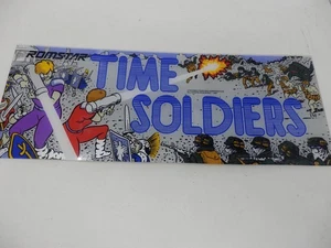 Letrero original Time Soliders Marquee Arcade 1987 raro - Imagen 1 de 5
