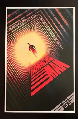 Póster de estreno de película The Running Man 2025 Glen Powell edición limitada nuevo 18x12 Foto 1 de 4