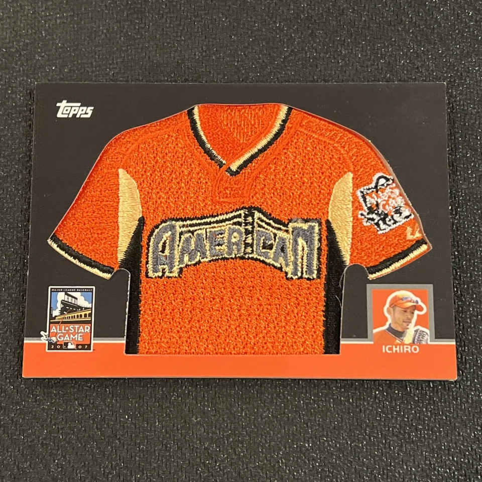 ICHIRO All Star Game Jersey Patch Relic 499/499 2008 Topps Series 1 Baseball CPR - Image 1 of 2