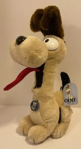 VINTAGE DAKIN GARFIELD ODIE PELUCHE CANE PELUCHE UNITED FEATURE 16” RARO NOS - Foto 1 di 19