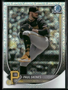 2025 Bowman Chrome #30 Paul Skenes Mojo Rifrattori - Foto 1 di 2