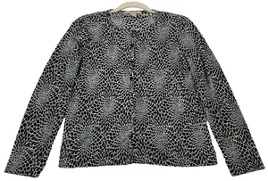 Camisa plisada con botones para mujer PL Petite grande negra verde floral manga larga - Imagen 1 de 9