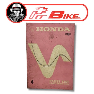 OEM Honda CT90 CT 90 1966 Parts List Manual Catalog Original Parts List - Picture 1 of 11