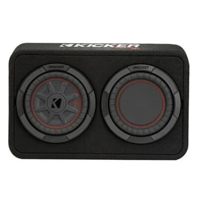 Kicker TCWRT82-48 Subbox 20cm kompakter Gehäusesubwoofer 600 Watt Auto-Subwoofer - Bild 1 von 4