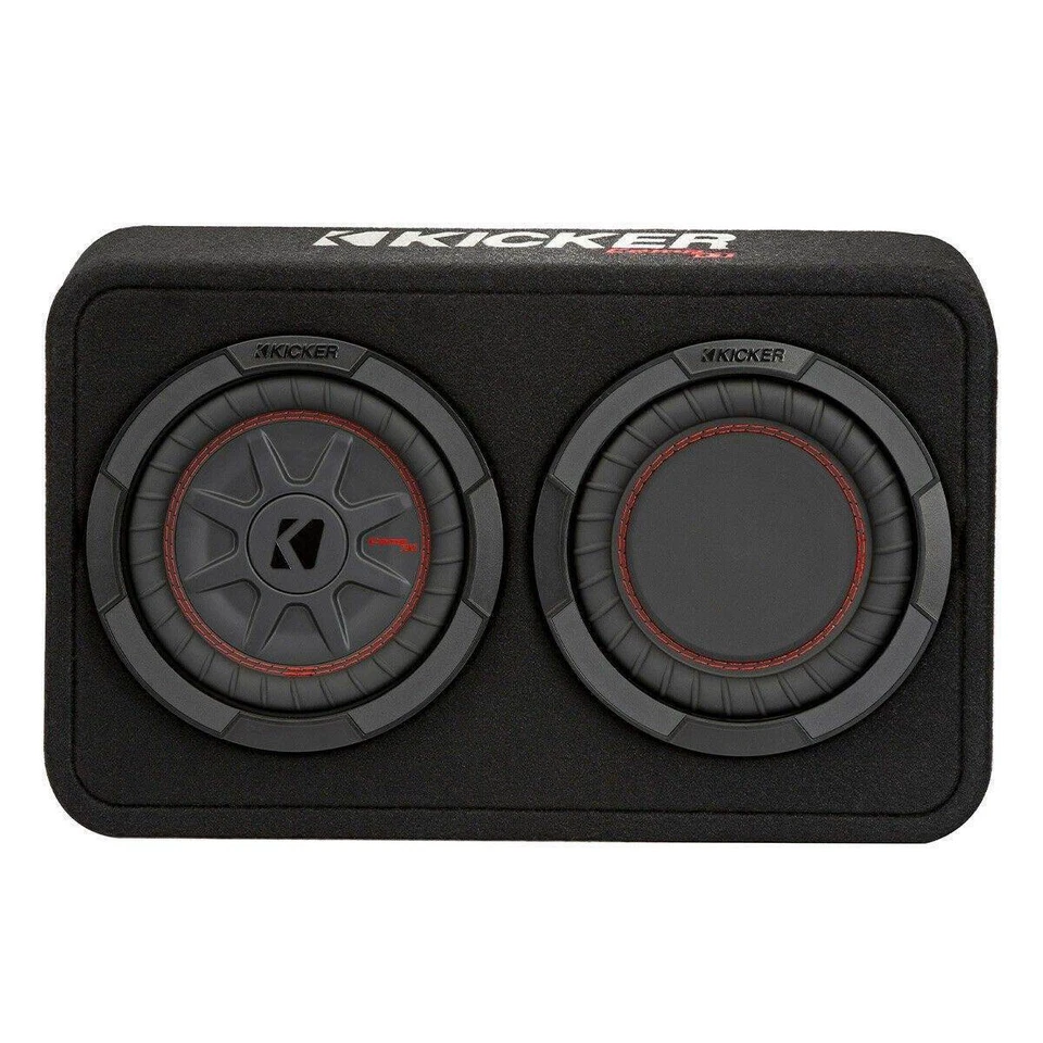 Kicker TCWRT82-48 Subbox 20cm kompakter Gehäusesubwoofer 600 Watt Auto-Subwoofer - Bild 1 von 4