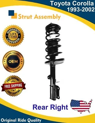 Nuevo puntal trasero derecho OE para Toyota Corolla 1993-2002 1,6 L 1,8 L garantía de por vida Foto 1 de 4