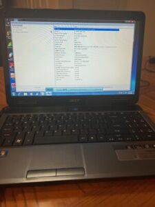 Acer Aspire 5532 4 GB Win 7 15.6 in Laptop 160 GB HDD w/charger