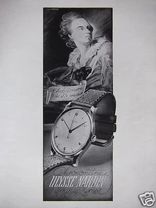 PUBLICITÉ 1948 CHRONOMÈTRES ULYSSE NARDIN - ADVERTISING - Imagen 1 de 1