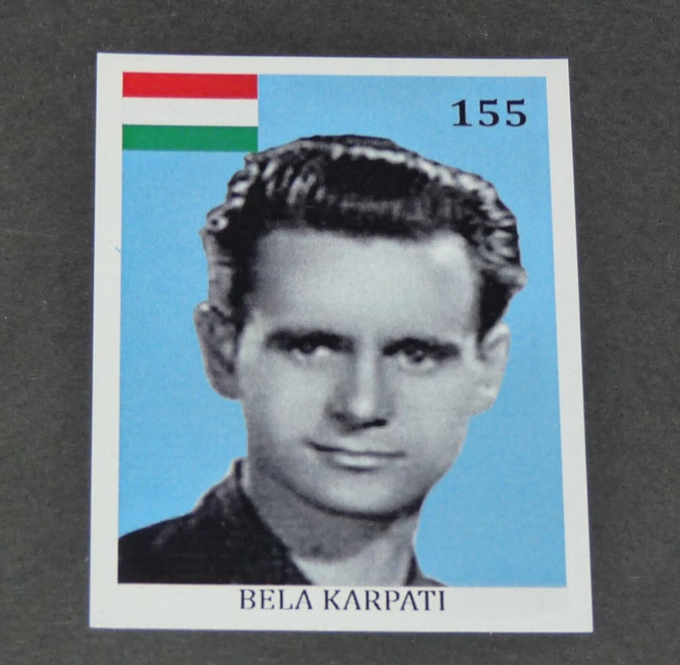 #155 KARPATI VASAS GYÖRI HONGRIE MAGYAR COUPE MONDE FOOTBALL 1954 STYLE PANINI - Photo 1/1