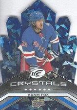 2021-22 Upper Deck Ice Hockey Ice Crystals #IC-21 Adam Fox DIE CUT