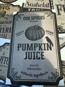 POCIÓN MÁGICA HALLOWEEN BOTELLA DE VINO ETIQUETAS CALLEJÓN DIGÓN ETIQUETAS BRUJA ARTESANÍA VINO - Imagen 1 de 7