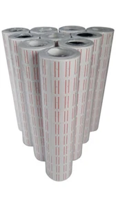 100 x 400 Etiketten Weiß Preisauszeichner MX-5500 für Herlitz Maße 21 X 12 - Bild 1 von 3