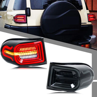 Conjunto de luces traseras LED negras para Toyota FJ Cruiser 2007-2020 Foto 1 de 4