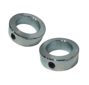 9/16" Solid Shaft Collar - Steel/Zinc - Axle Stop - 5 Pack - Picture 1 of 1